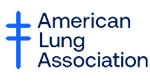American lung Association in blue color